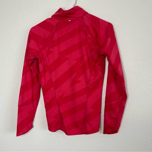 Nike  Dri Fit Quarter Zip Hot Pink Pullover XS