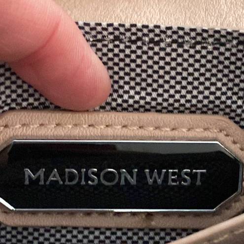 Madison West  pink slim mini Crossbody purse bag embellished for phone wallet