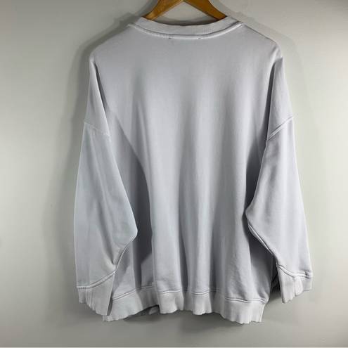 Tommy Hilfiger  Oversized White Crew Neck Sweater