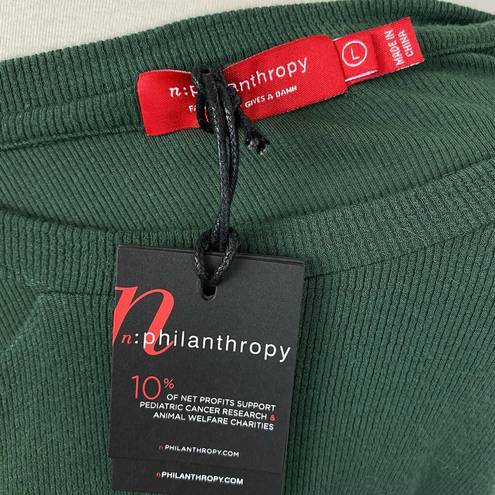 n:philanthropy  Green Gavin Long-Sleeve T-Shirt Large