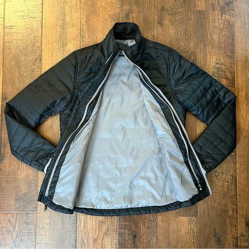 Charles River Apparel  black/grey puffer jacket, size M