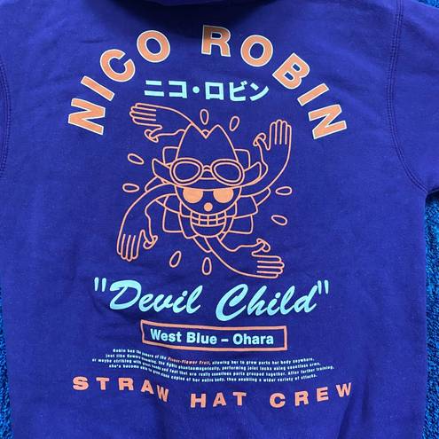 One Piece Devil Child Anime Hoodie Size Small