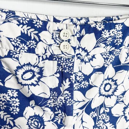 Krass&co NY &  - Blue & White Floral Capri Pants - Sz. 8