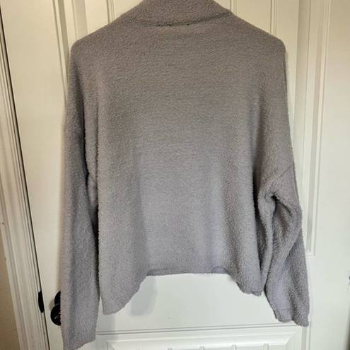 RDI  Womens Sweatshirt  Grey Size Large Half Zip pullover‎ Front pocket