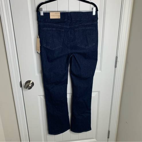 NYDJ  pull on slim high waisted bootcut dark wash langley jeans size 14 16 large