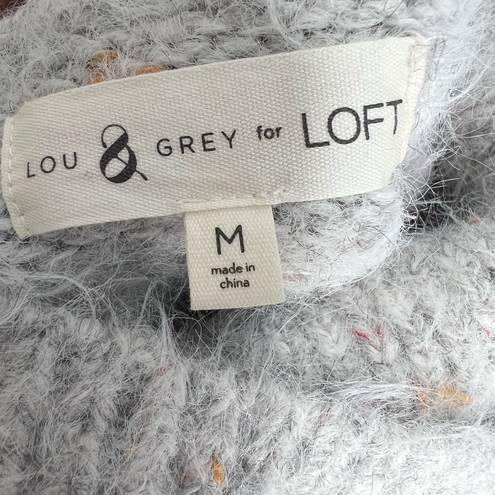 Lou & grey Loft  Cowl Neck Confetti Sweater M