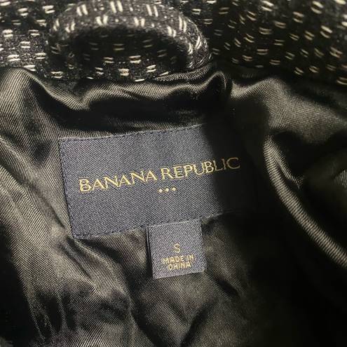 Banana Republic  Dressy Coat Tweed Wool Blend Small S