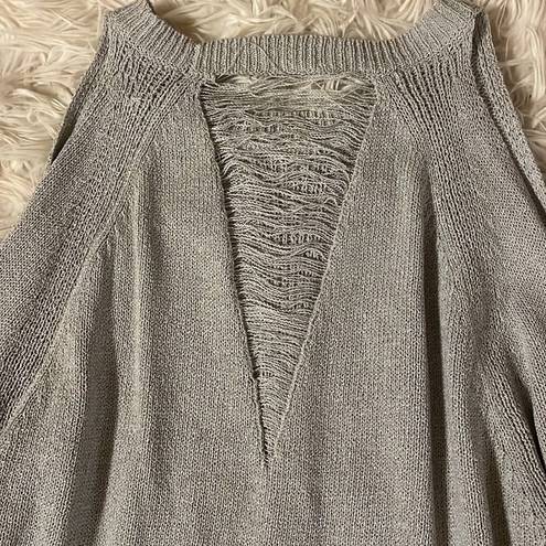 Lush Clothing Light grey lush sweater dress