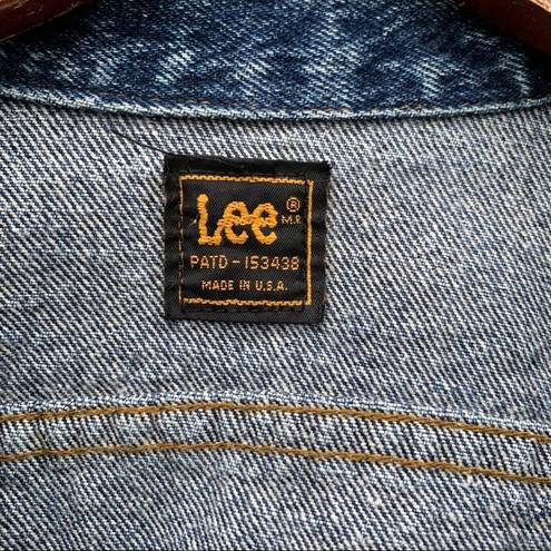 Lee Vintage  denim jean trucker jacket Black Label