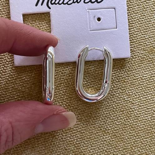 Madewell  Carabiner Medium Hoop Earrings