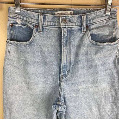 Abercrombie & Fitch  Womens 90’s Straight Ultra High Rise Denim Jean Size 30