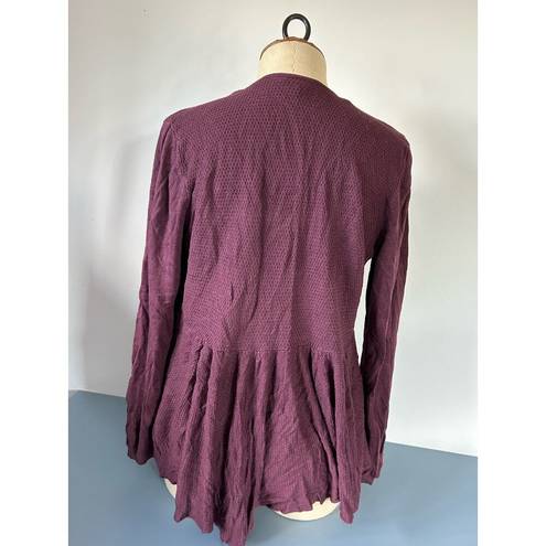 Torrid  womens maroon cardigan size 1 (1X) open front long sleeves