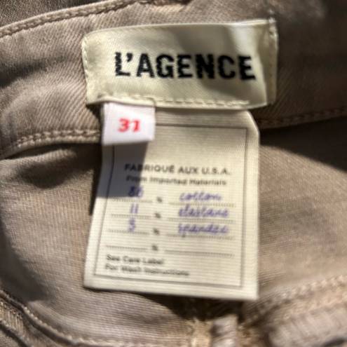 L'Agence L’Agence Selma Blanc (White) High Rise Bootcut Size 31 Jeans.