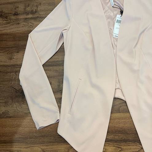 BCBGeneration  Welt Pocket Tuxedo Blazer in Rose Smoke