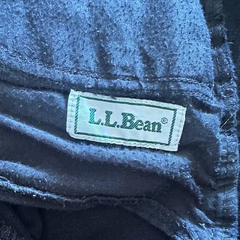 L.L.Bean Vintage  jeans soft black ultra high waisted straight leg mom Jean sz 12