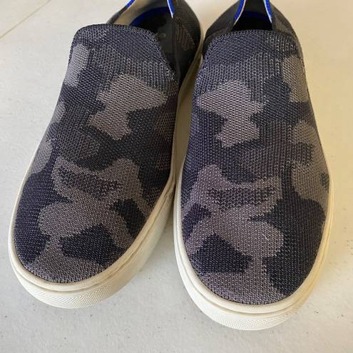 Rothy's Rothy’s Original Slip On Sneaker Grey/Black Camo Size 7.5