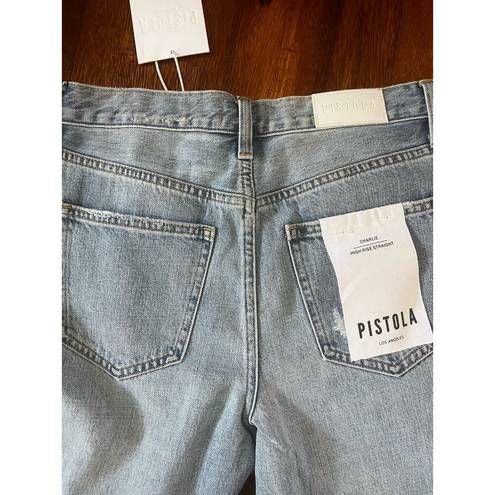 Pistola Charlie High Rise Straight Jeans Size 27