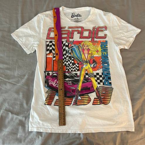 Racing Barbie Graphic Print Short Sleeve T