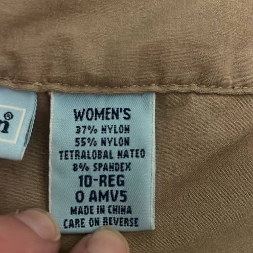 L.L.Bean  Cropped Hiking Pants Beige size 10