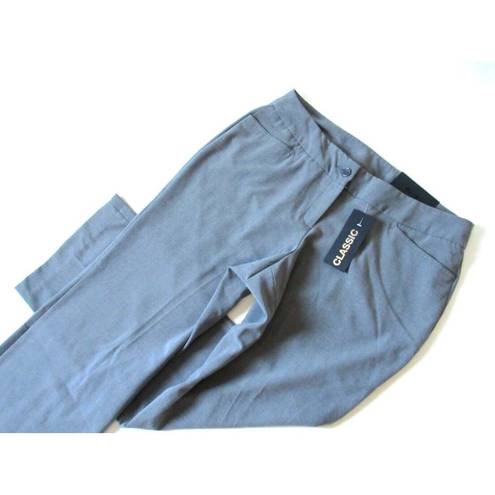 Lane Bryant NWT  Classic Trouser in Gray Right Fit Red Triangle Pants 14 x 31 ½