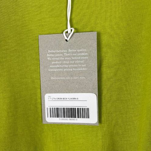 Everlane NWT  The Organic Cotton Boxy T-Shirt Short Sleeve Green Size Small S NEW