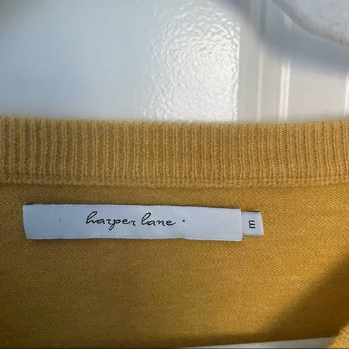 Harper  Lane Mustard Yellow/Goldenrod Sweater Sz M