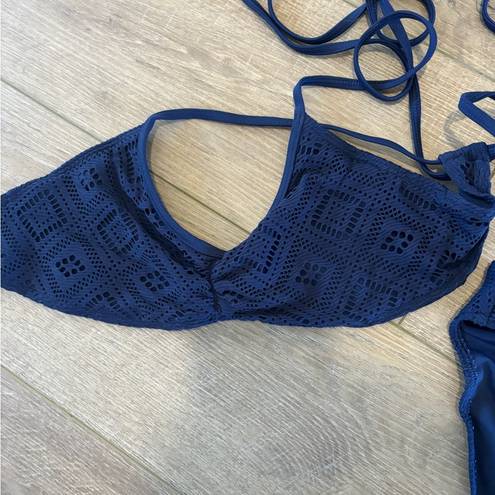 Aerie Navy  bikini with 2 tops