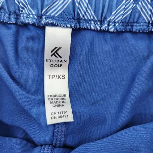 Kyodan  Golf Womans Size XS Active Wear Skort Pockets Blue White