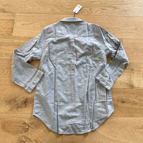 Steven Alan  Boyfriend PJ Top & Pants Set in Gray Melange