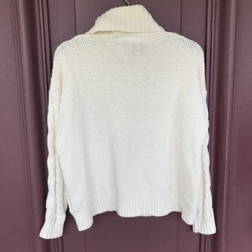 Madewell Cable Turtleneck Sweater