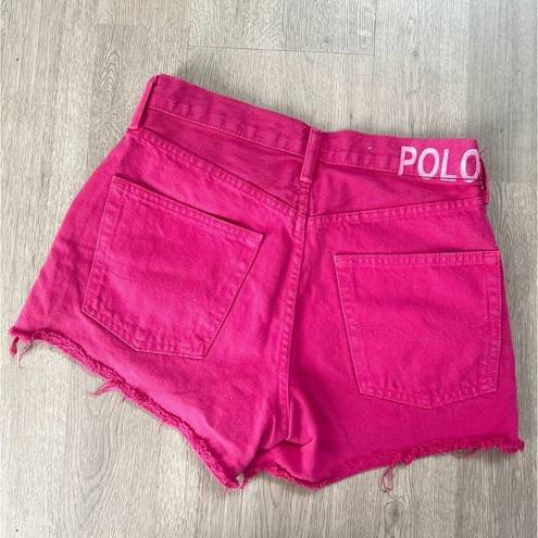 Polo  Ralph Lauren Hot Pink Cutoff Shorts W 29 L 14