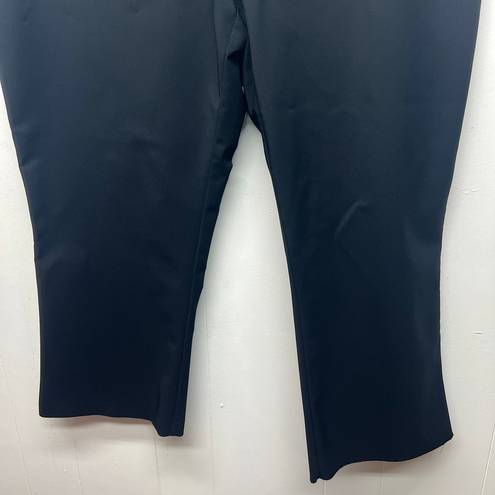 Krass&co Jones &  High Rise Women's Pullover Black Pants Size 3X Workwear Casual Office