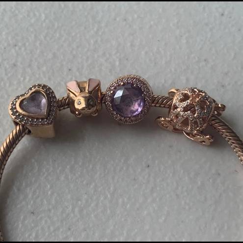 Pandora  Rose Gold Charm Bracelet