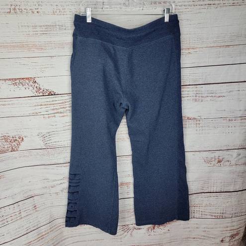 Tommy Hilfiger  Navy Blue Cropped High-Waisted Women's Sweatpants Size Large