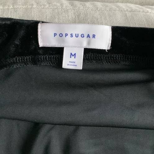 Popsugar Woman’s Velour Black Jumpsuit Size Medium
