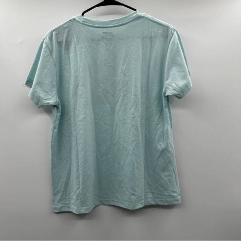 Nintendo  Super Mario Yoshi's World Light Blue Short Sleeve Tee Shirt Size M