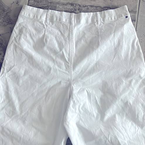 Tommy Hilfiger  Wide-Leg Sailor Chino Pants in White, Size 16 New w/Tag $89.50