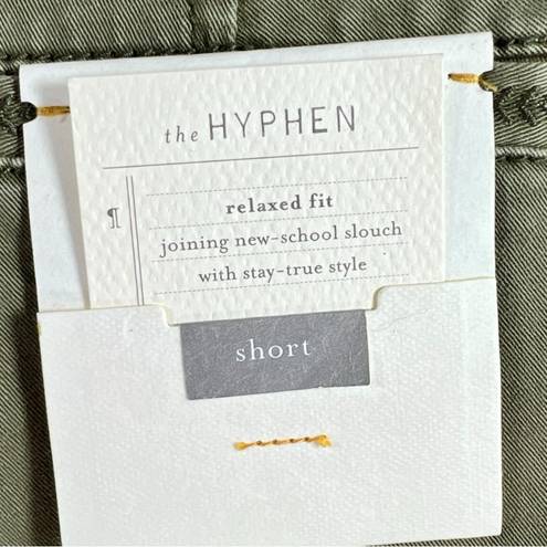 Anthropologie NWT  Pilcro Hyphen Chino Shorts Moss 25