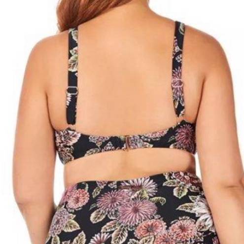 Raisin's  Curve BLACK MULTI Byron V-Wire Swim Top