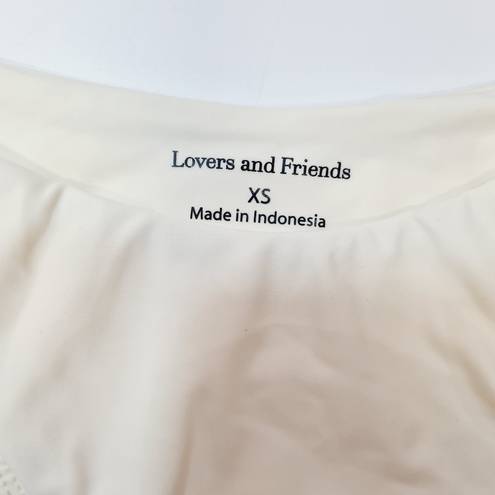 Lovers + Friends  Lucky One Bottom in Ivory