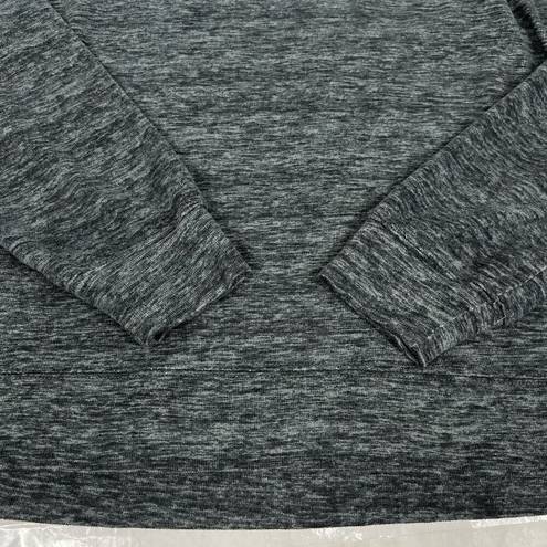 Natori Heathered Gray Jersey Lounge Pullover Sweatshirt Top Crew Luxury Soft Med