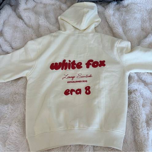 White Fox Boutique  Era 8 Oversized Hoodie Cherry Cream XS/S