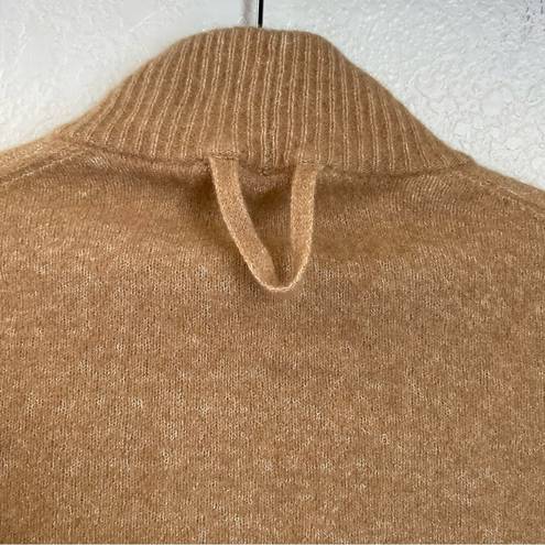 Everlane  The Cozy Stretch Pullover Wool Yak blend Camel Sweater size Small