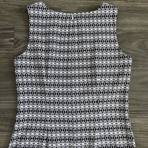 Mario Serrani Italy Sleeveless Geometric Shift Dress Size‎ 6