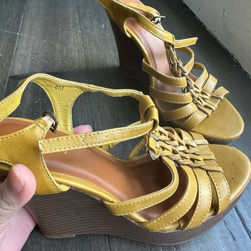 sbicca Yellow Wedges