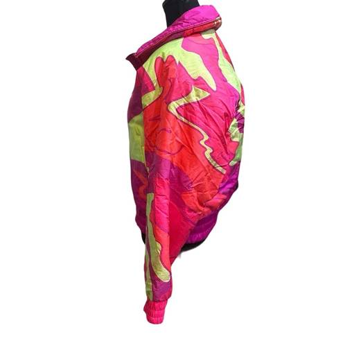 Vibrant Vintage 80s Snuggler Seattle Skiwear Neon Ski Jacket  Pink Medium RARE