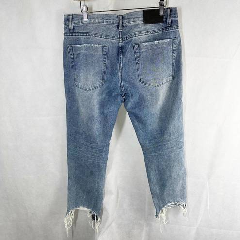 One Teaspoon  Rocky Freebird Cropped Skinny Distressed Jeans Size 29