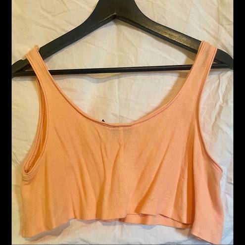 Urban Outfitters Out From Under XS Coral Crop Top by