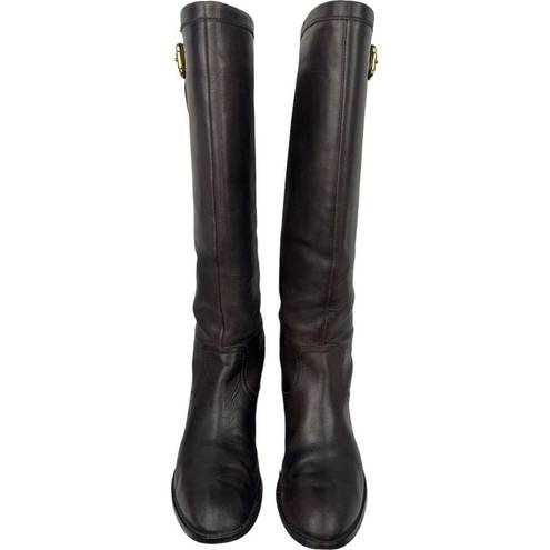 Ralph Lauren Lauren  Tall Brown Leather Riding Boots