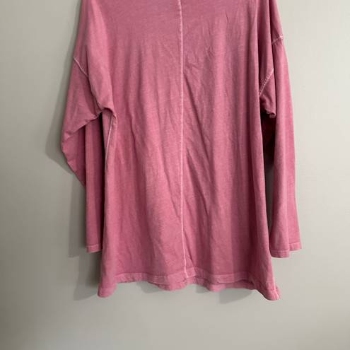 Free People Be Free Oversized Long Sleeve Tee